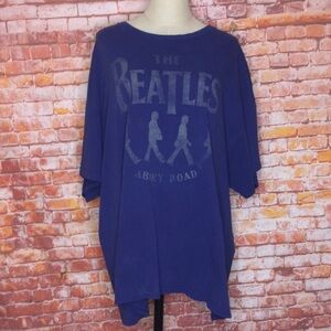 The Beatles Blue Abby Road Cotton Tee